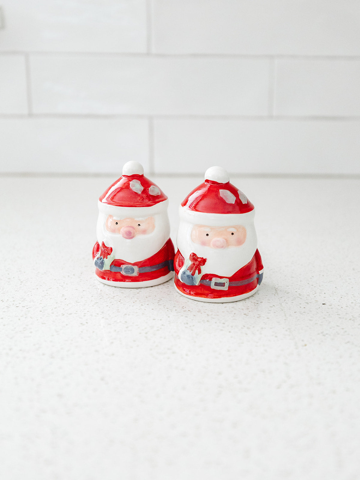 Santa Salt and Pepper Shakers - Set of 2