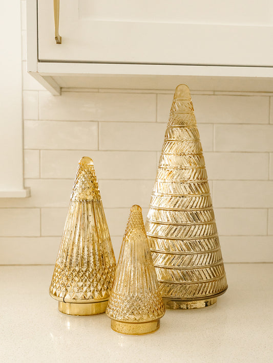 Siberian Antique Gold LED Tree - 3 Sizes