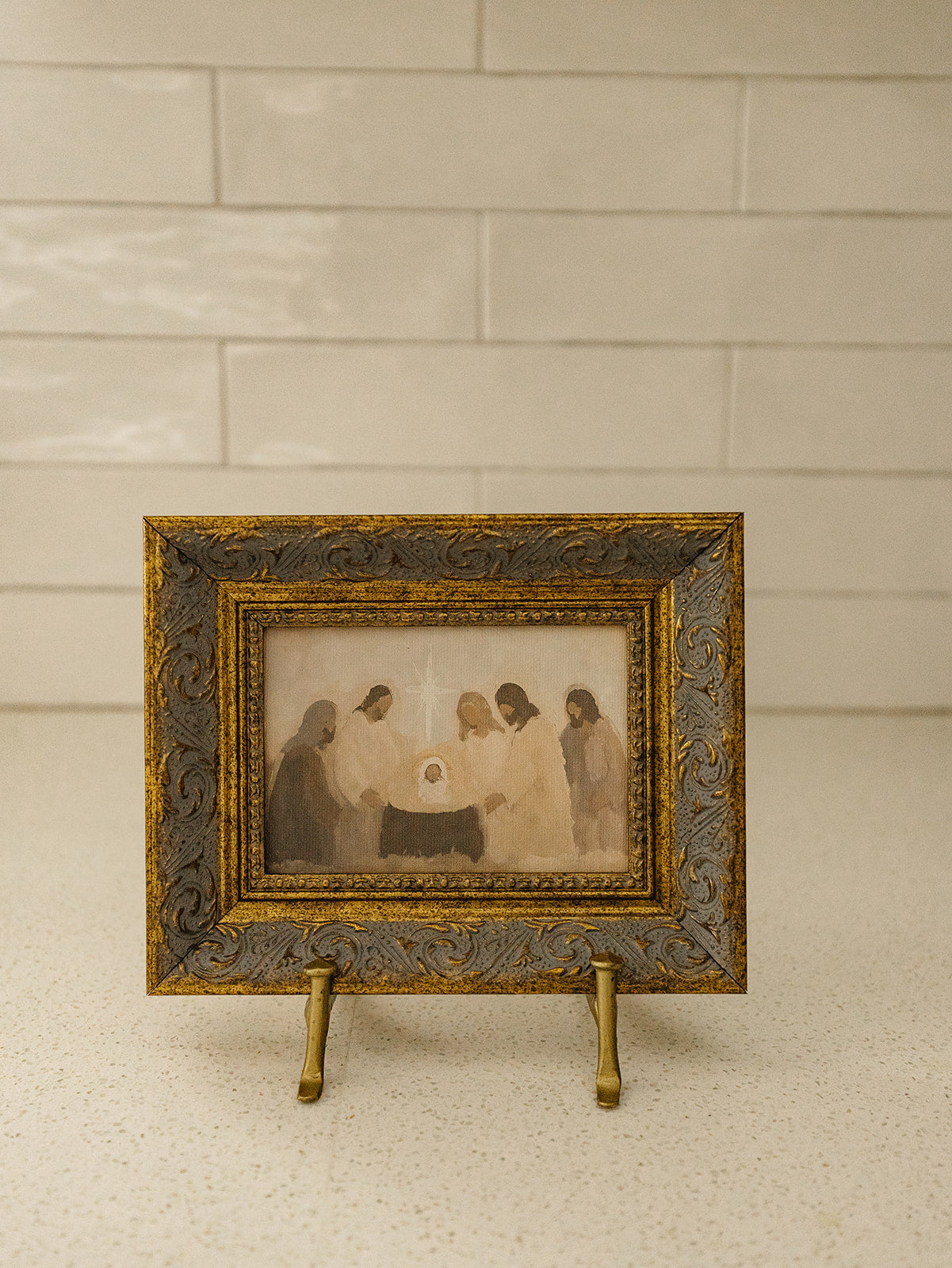 Neutral Nativity Framed Art - 2 Sizes