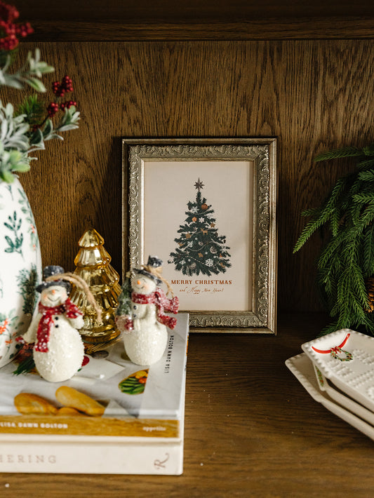 Happy New Year Tree Framed Art - 2 Sizes