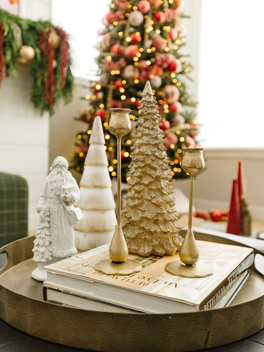 Hand-Forged Iron Taper Set of 2