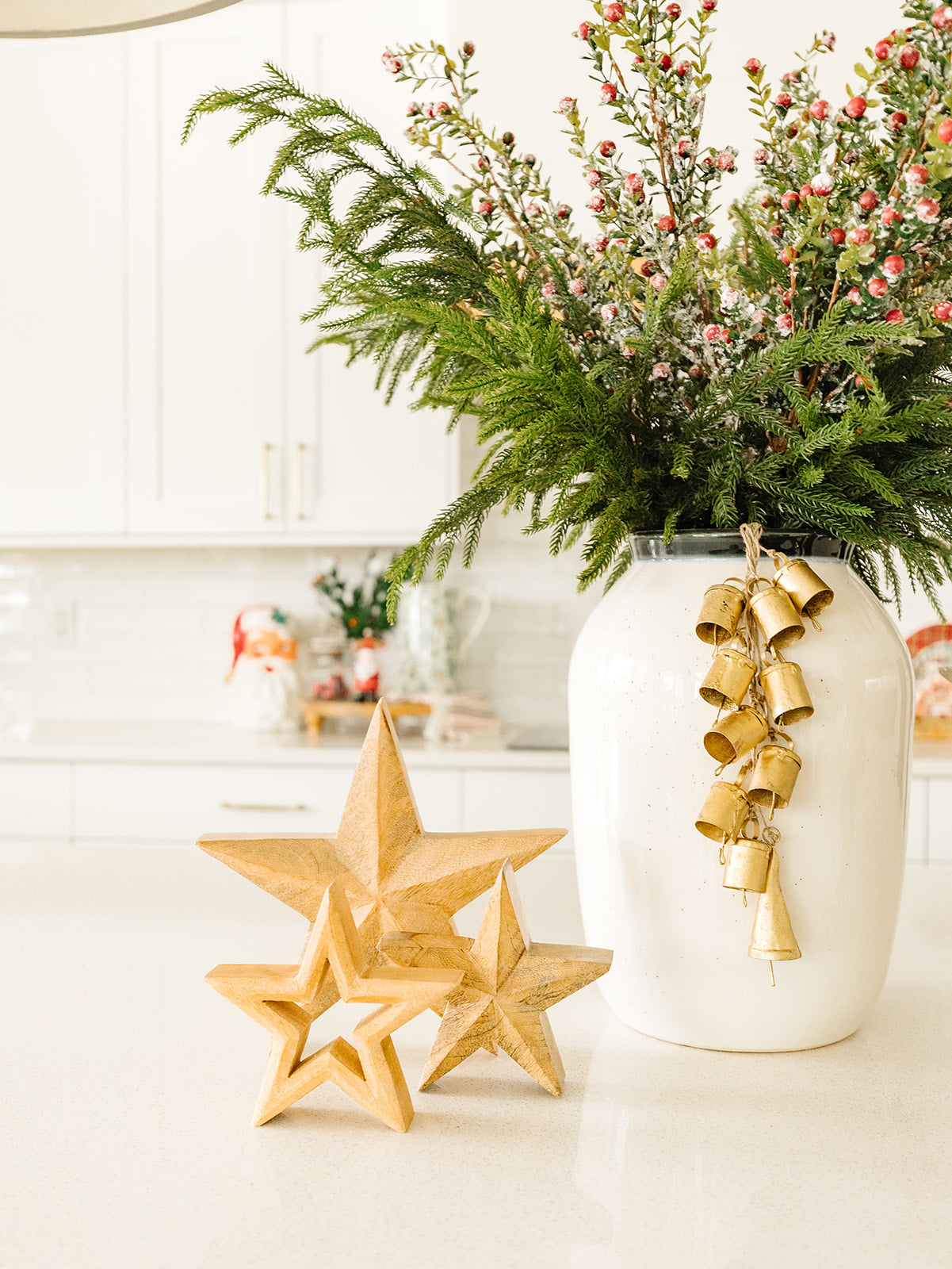 White Crackled Black Rimmed Vase - 3 Sizes