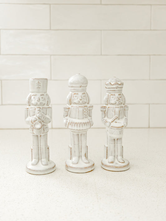Cream Nutcracker - 7" - 3 Styles
