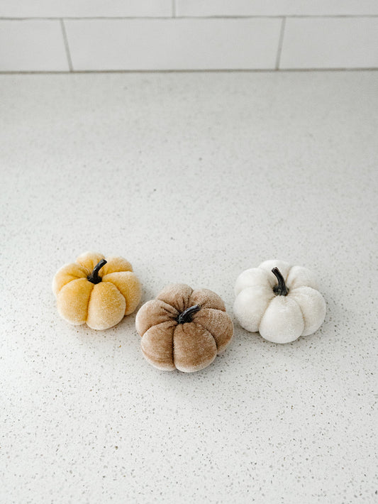 Velvet Filler Pumpkin - 3 Colors