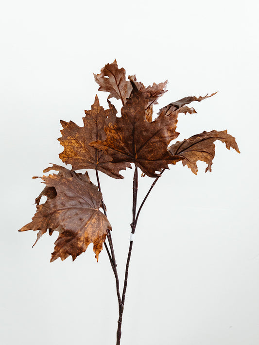 Brown Maple Leaf Spray - 29"