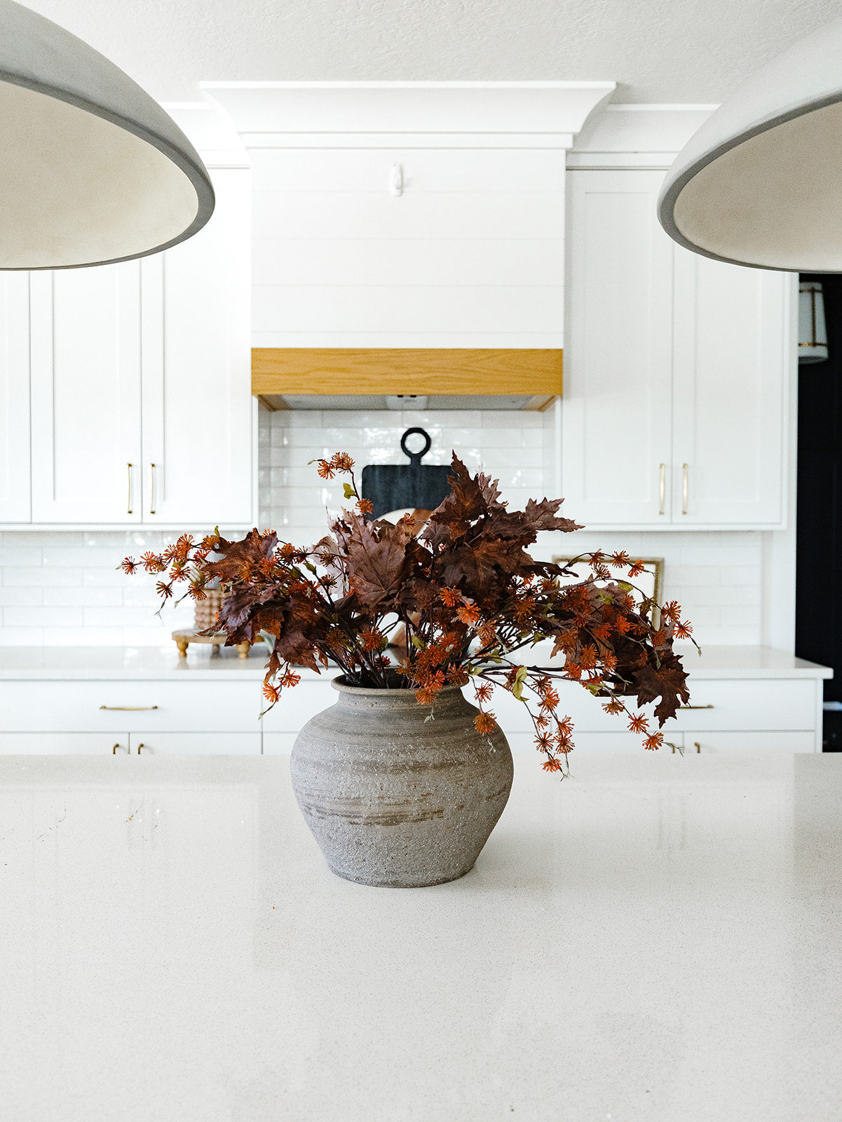 Brown Maple Leaf Spray - 29"