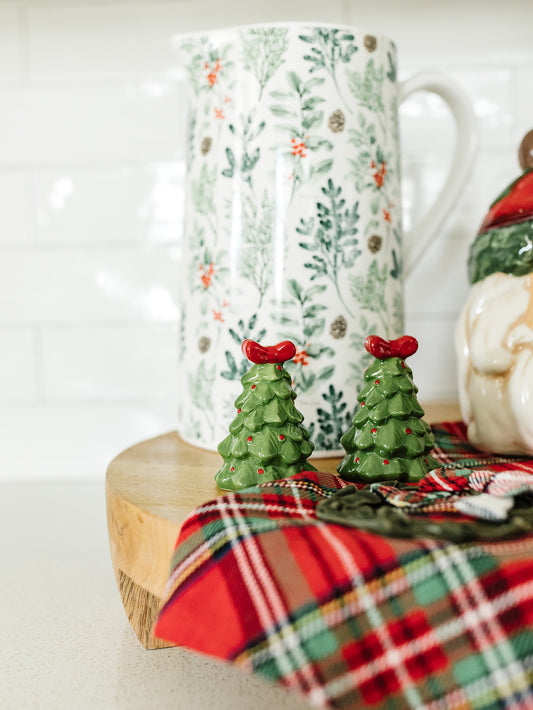 Christmas Tree Salt and Pepper - 4.25"
