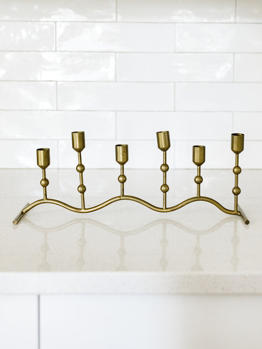 Candelabra with Curved Base