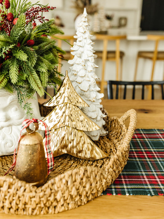 Hammered Gold Christmas Tree - 2 Sizes