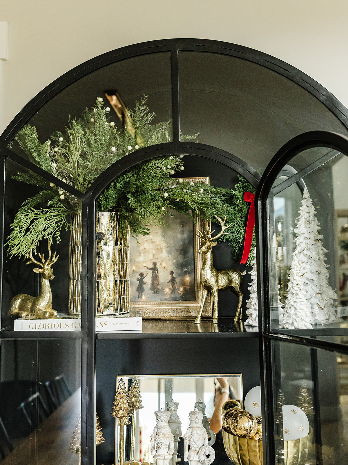 Whitewashed Gold Tree - 3 Sizes