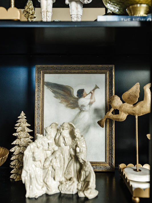 The Trumpeting Angel Framed Art - 4 Sizes