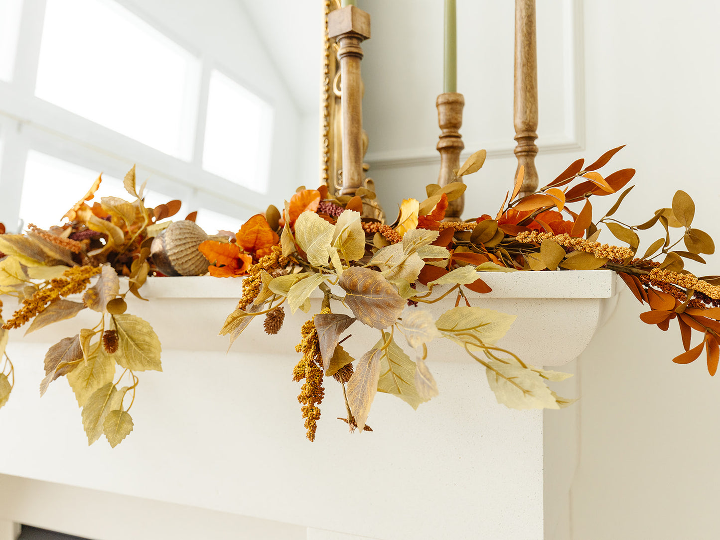 Rust & Brown Fall Leaf Garland