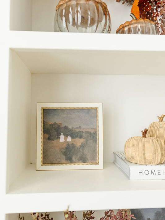 Ghosts in a Fall Field Framed Art - 2 Sizes