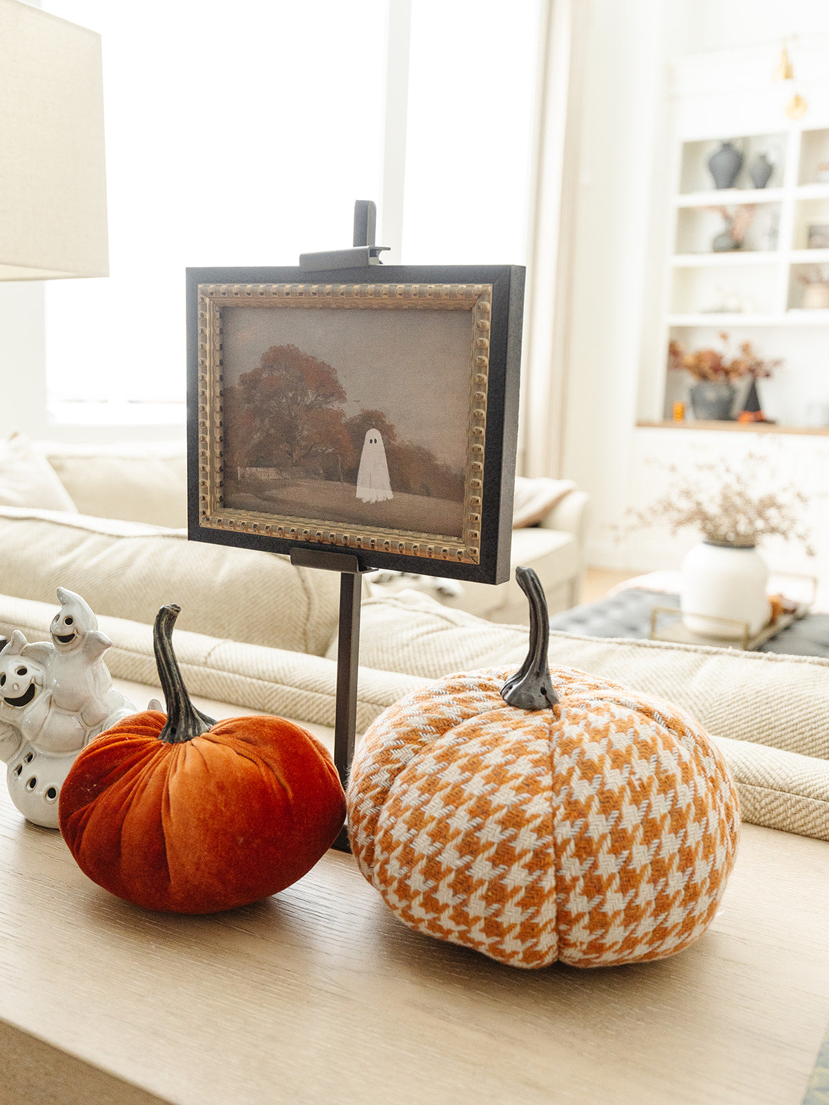 A Ghost in an Autumn Field Framed Art - 2 Sizes