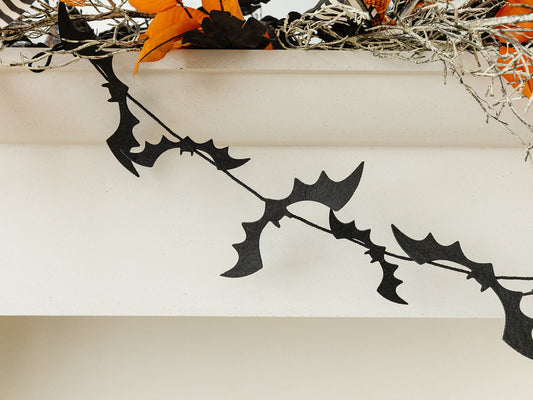 Felt Bat Garland - 71"