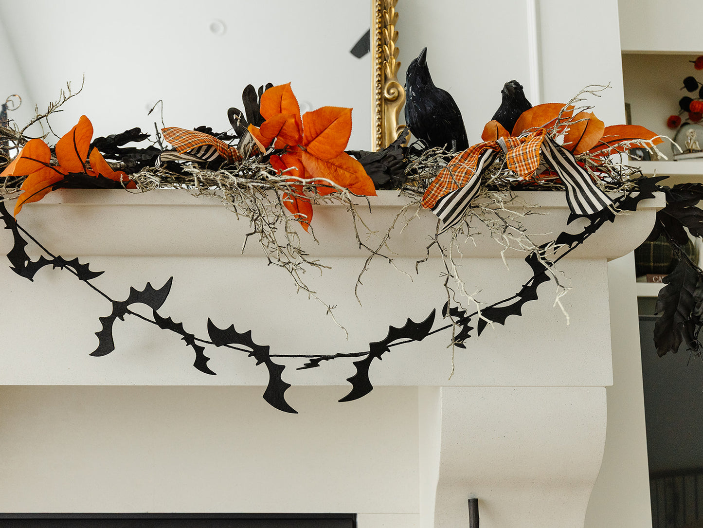 Felt Bat Garland - 71"