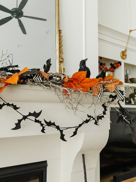 Felt Bat Garland - 71"
