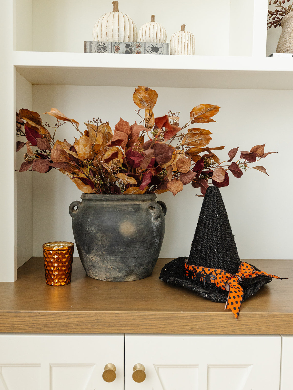 Burgundy & Rust Silver Dollar Eucalyptus - 38"