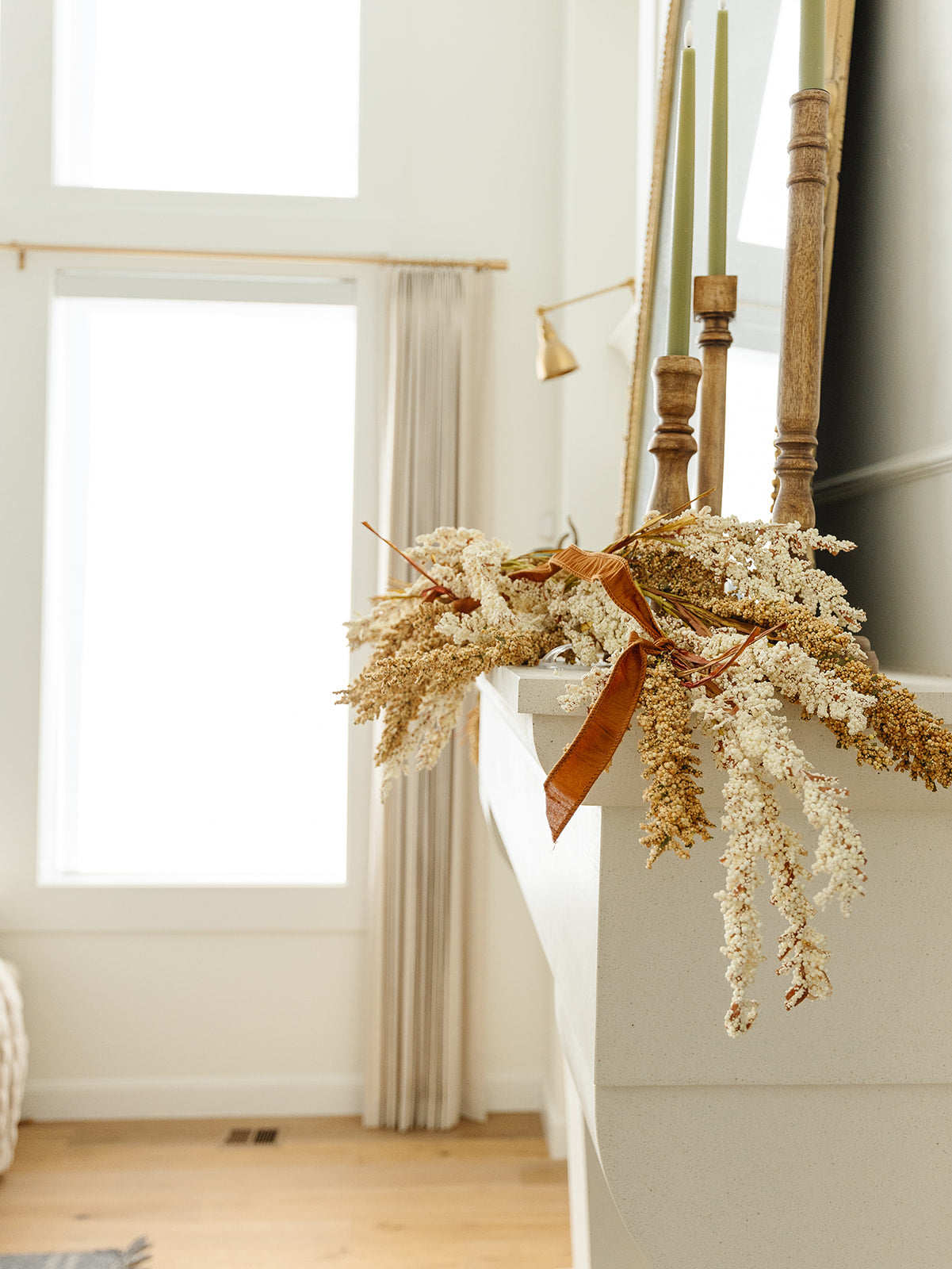 Heather Fall Garland - 72"