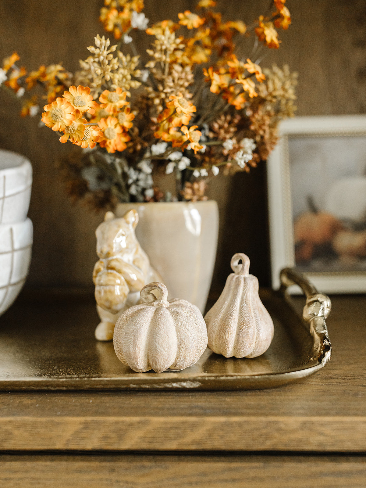 Squirrel Tail Vase - 6"x4"