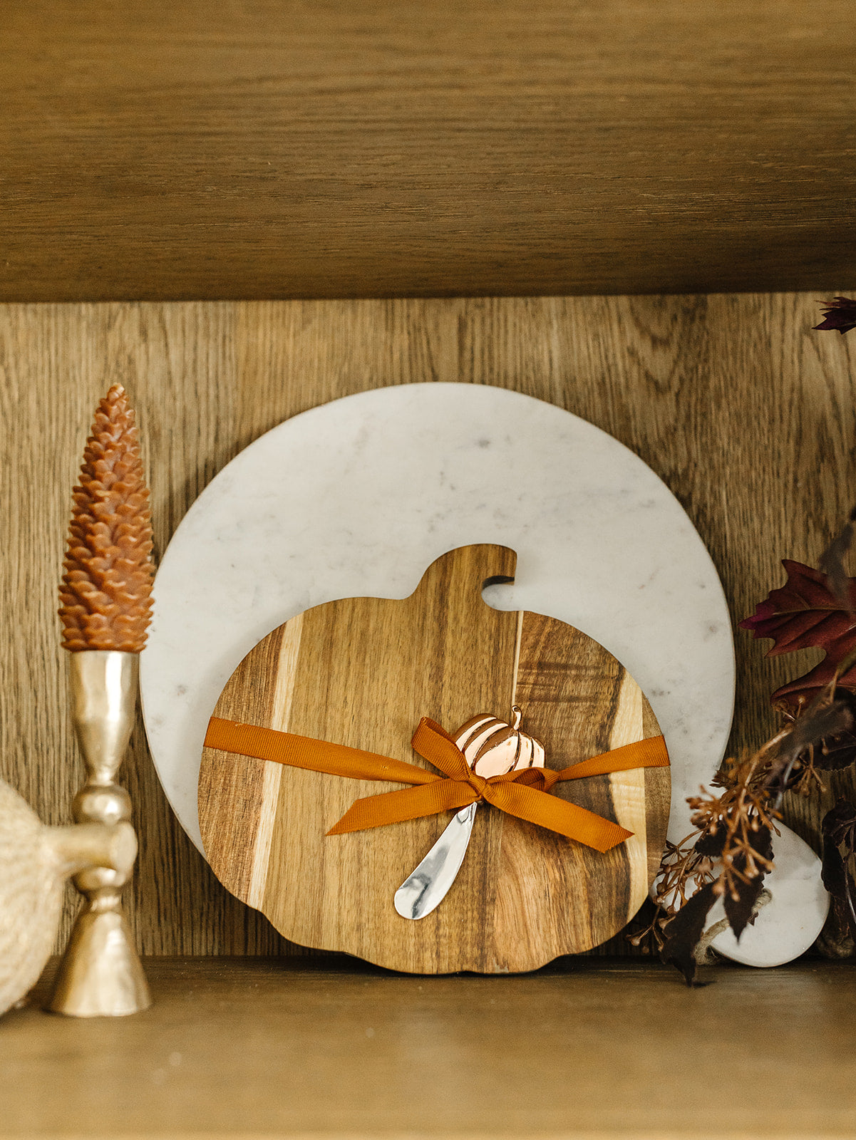 Pumpkin Cutting Board Set