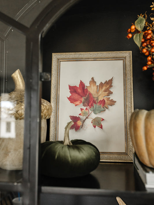 Autumn Leaves Framed Art - 3 Sizes