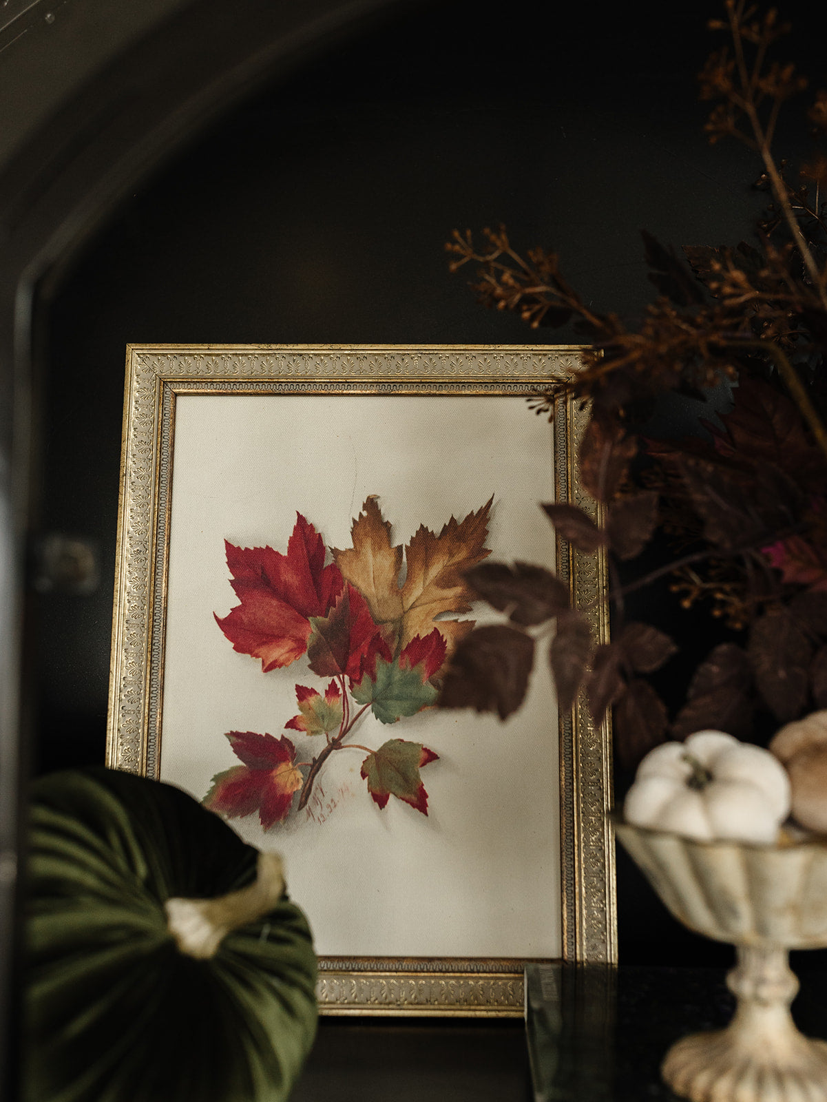 Autumn Leaves Framed Art - 3 Sizes