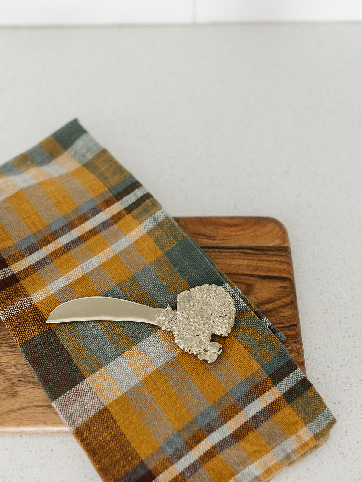 Fall Plaid Dishtowel Set of 2