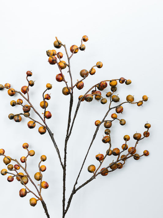 Orange Flame Berry Spray - 36"