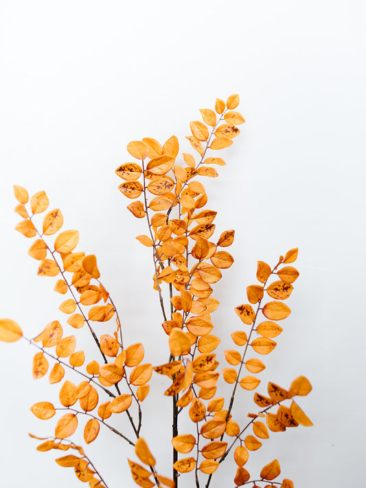 Orange Mini Leaf Spray - 35"