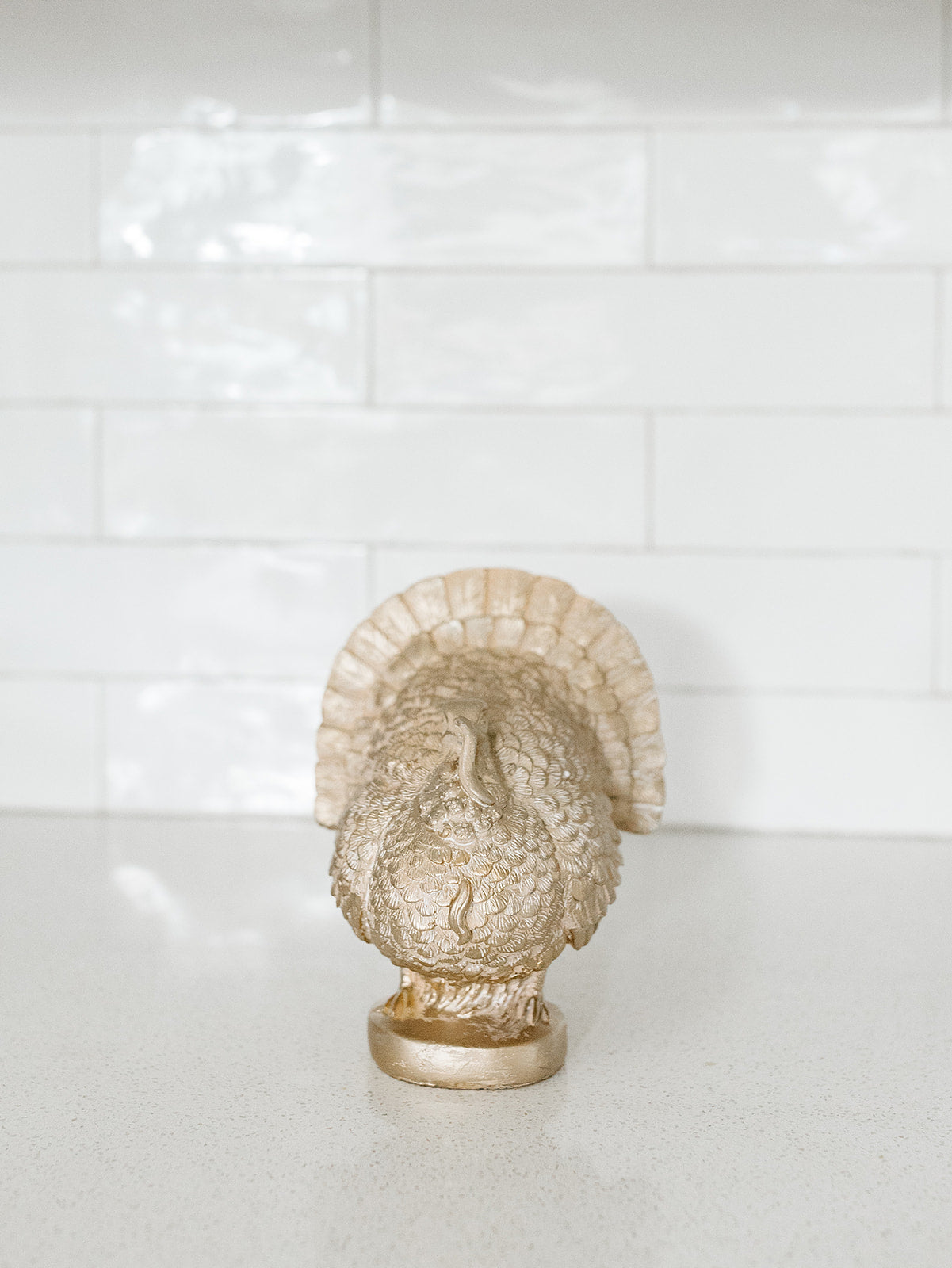 Gold Resin Turkey - 7.25"