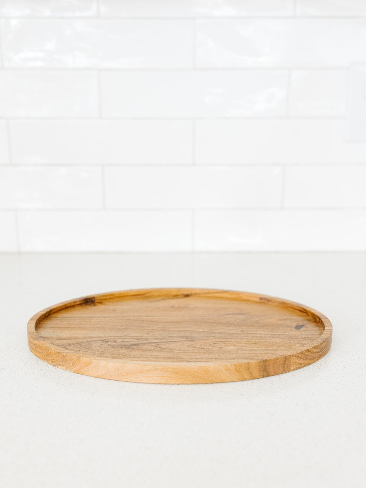 Oval Acacia Wood Tray