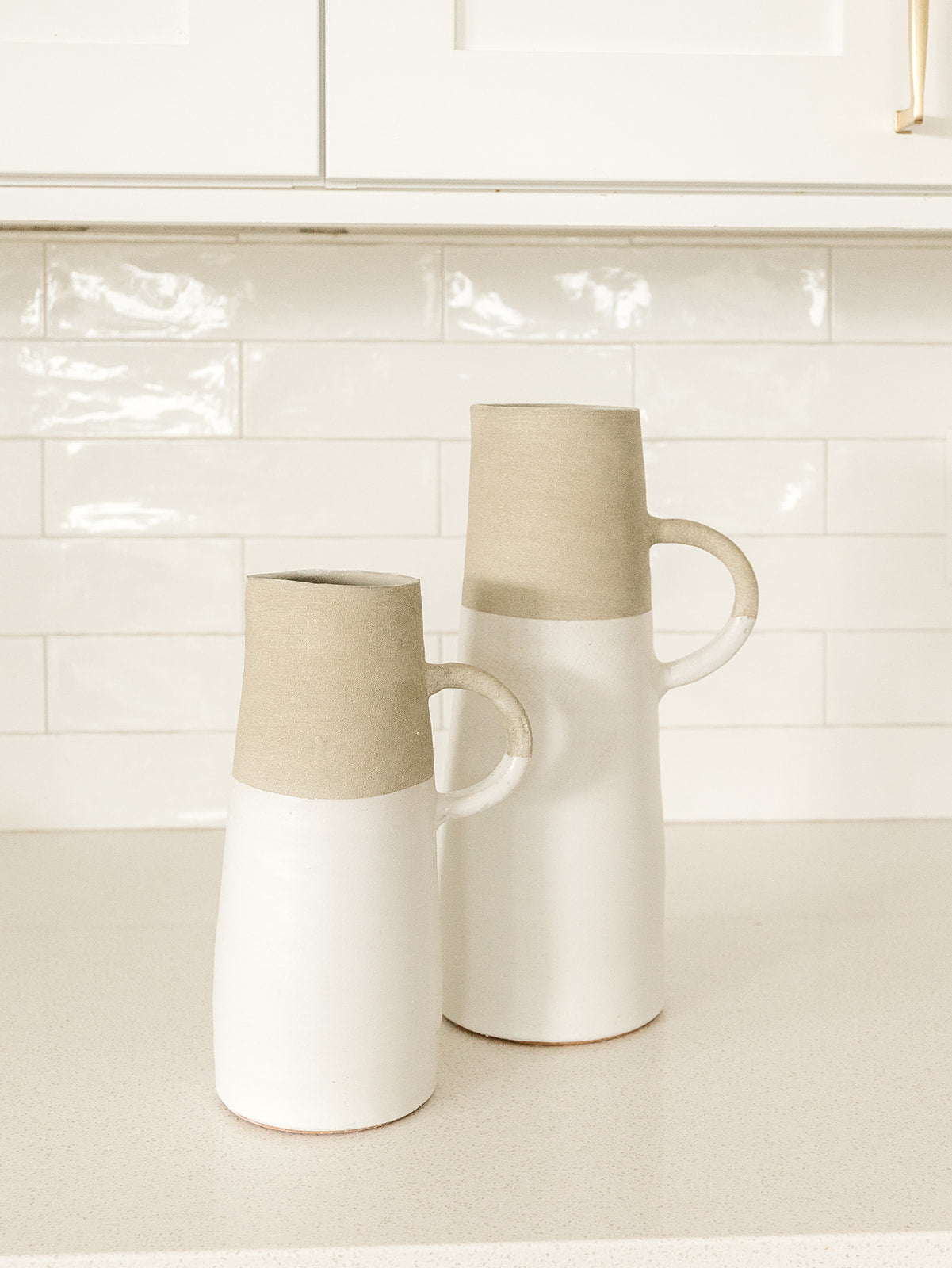 Garand White & Natural Jug - 2 Sizes