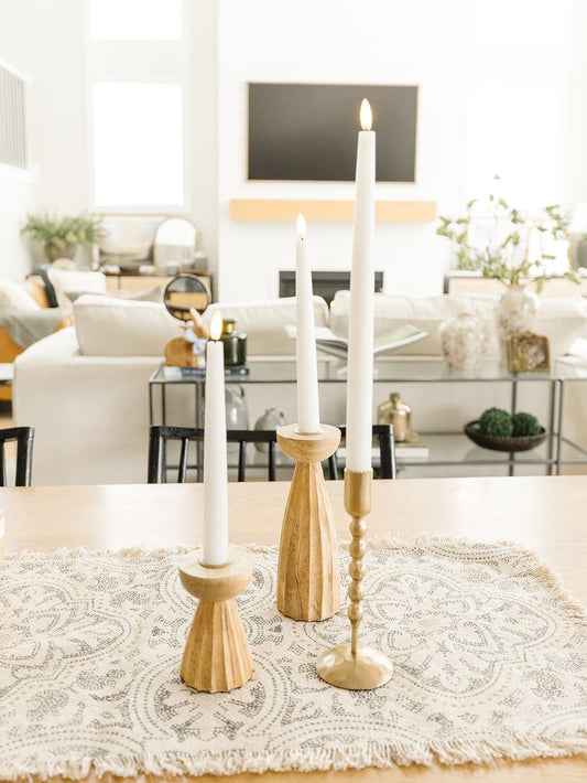 Forged Iron Taper- Set of 2