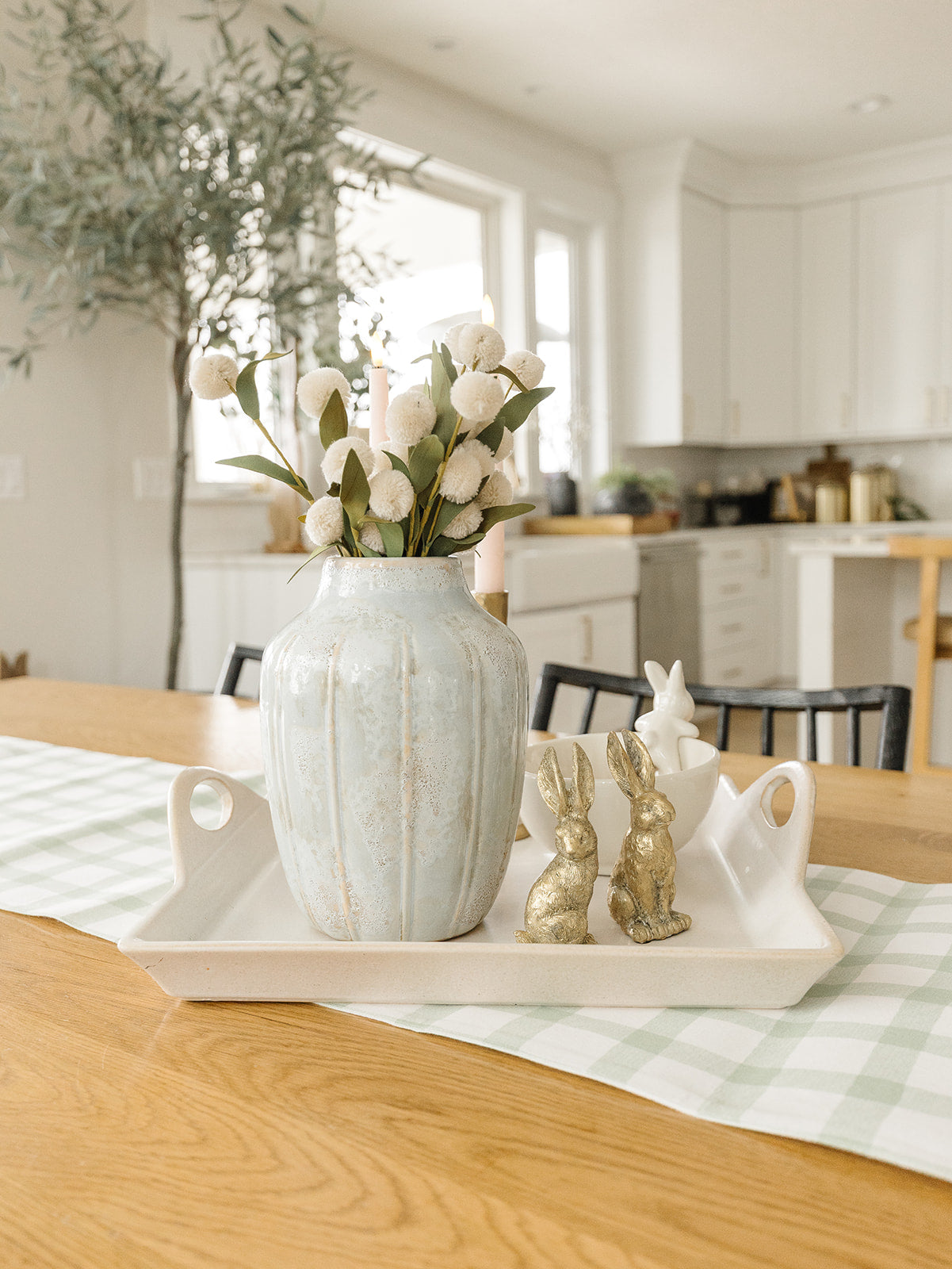 Blue & Whitewash Vase - 2 Sizes
