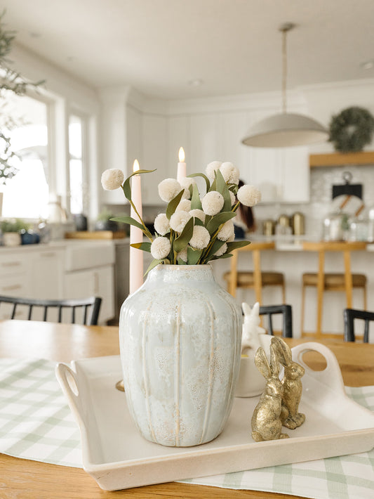 Blue & Whitewash Vase - 2 Sizes