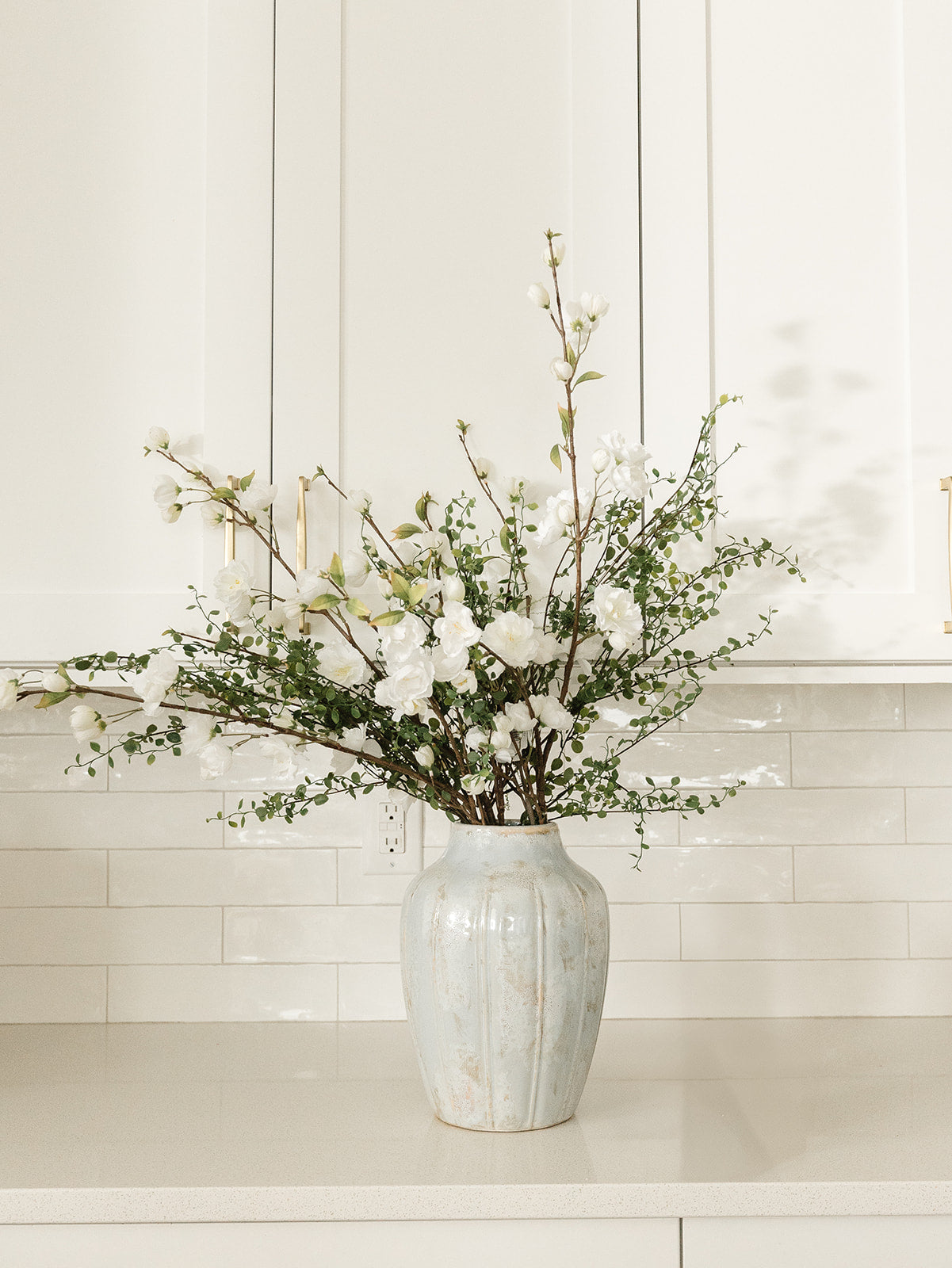 Blue & Whitewash Vase - 2 Sizes