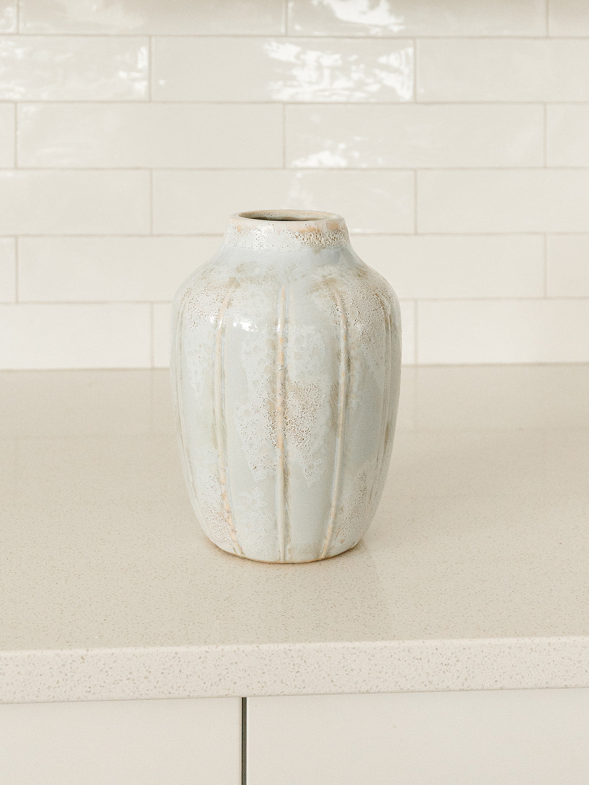 Blue & Whitewash Vase - 2 Sizes