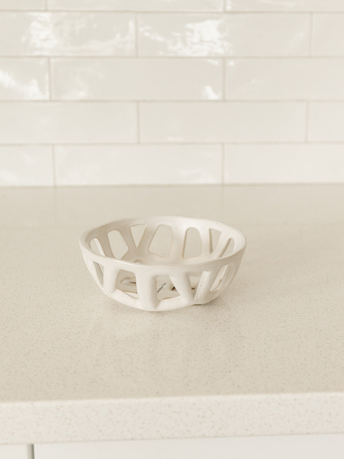 Stoneware Basket Bowls - Set of 2