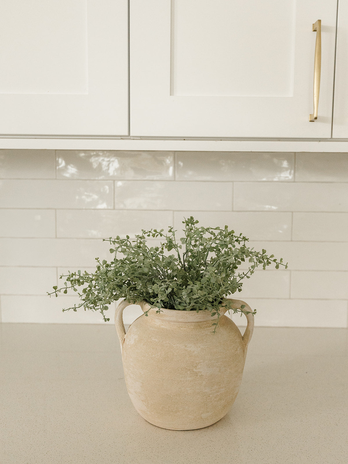 Terracotta Two Handled Vase