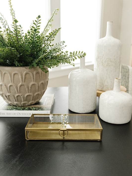 Glazed Stoneware Vase - 3 Sizes