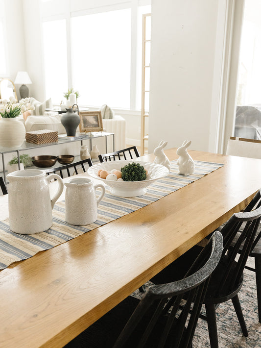 White Crackle Pitcher - 2 Sizes