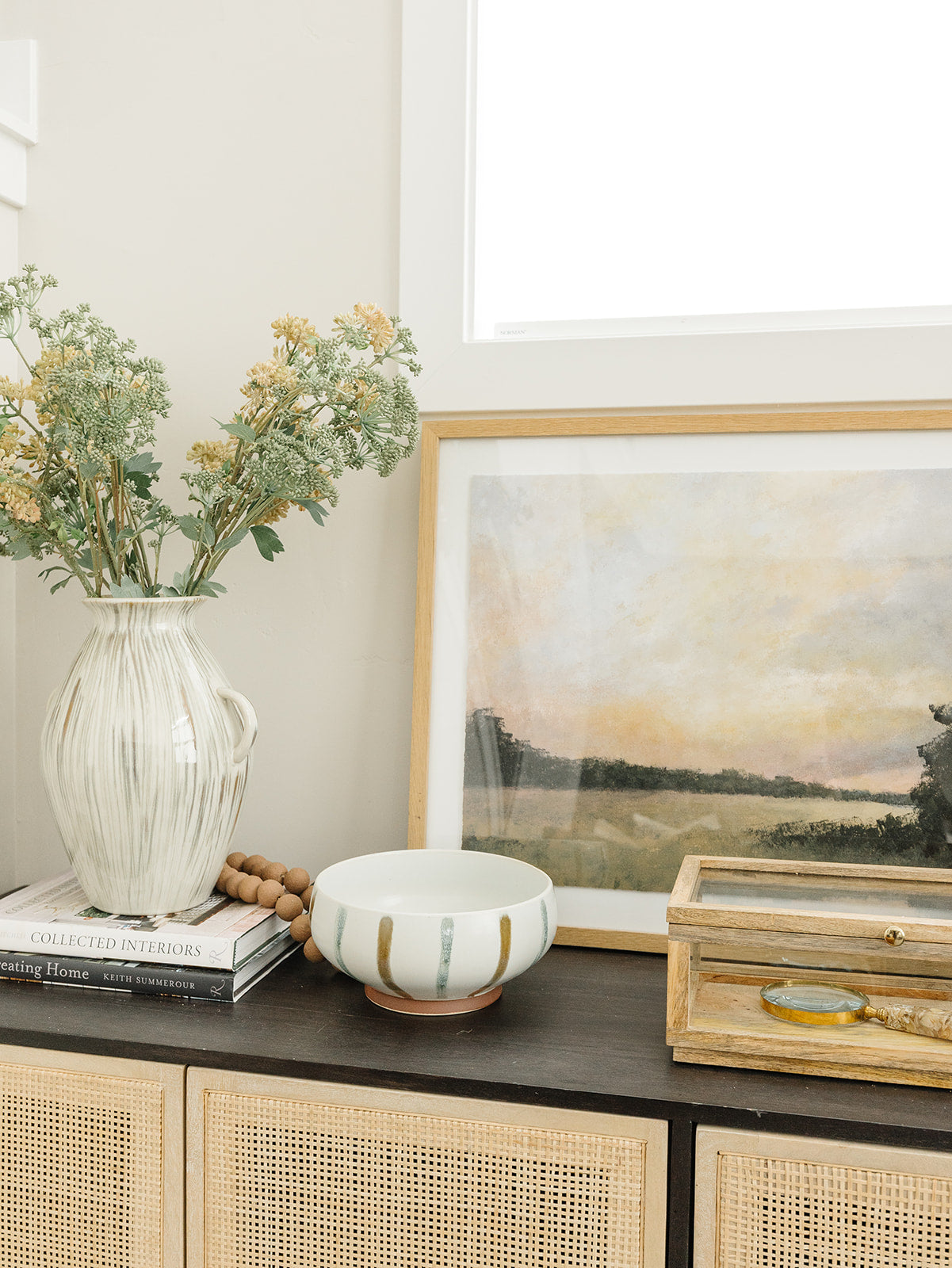 Green Stoneware Vase