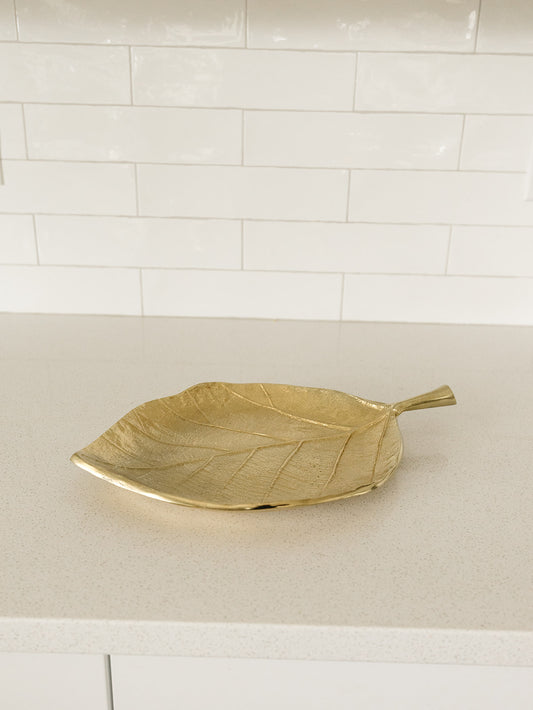 Brass Leaf Tray - 2 Sizes