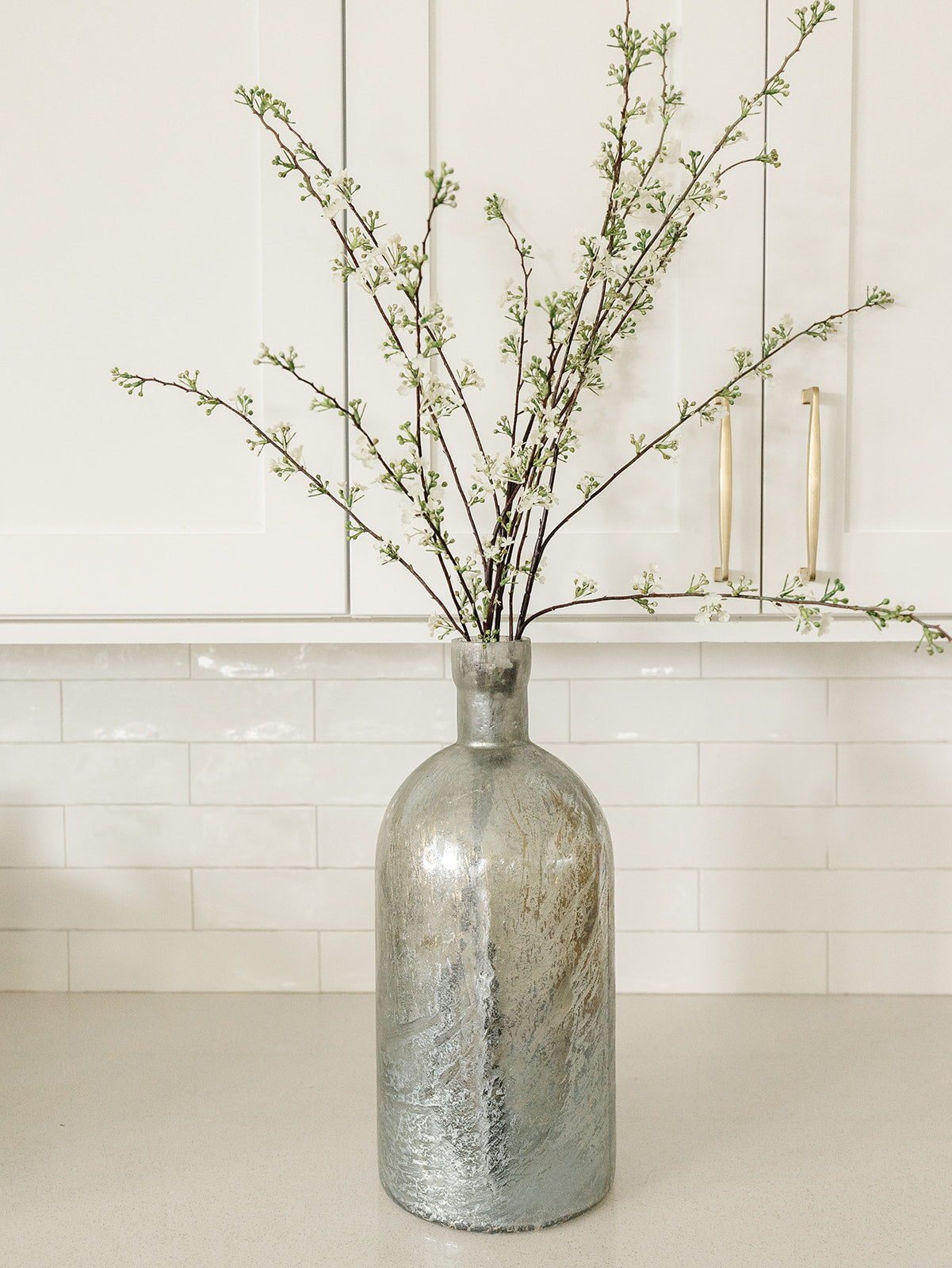 Antique Light Green Bottle Vase - 3 Sizes