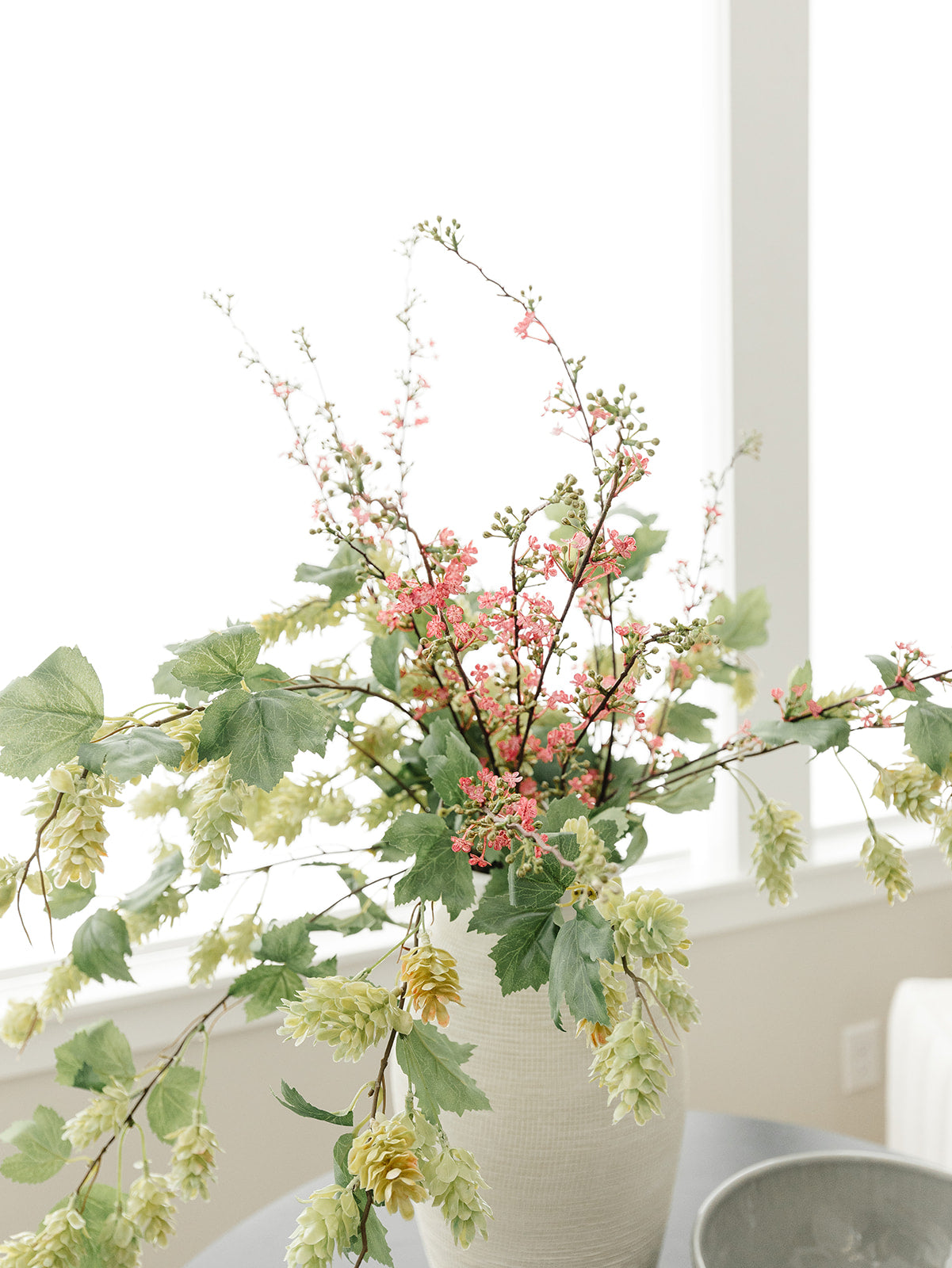 Hoary Willow Stem in Pink- 46"
