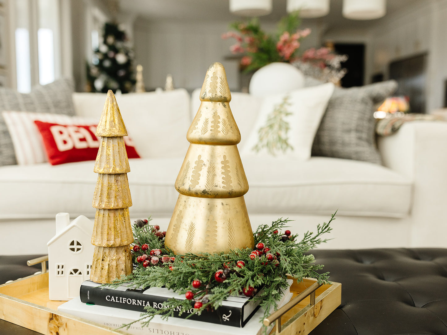 Cypress Pine Wreath with Berries