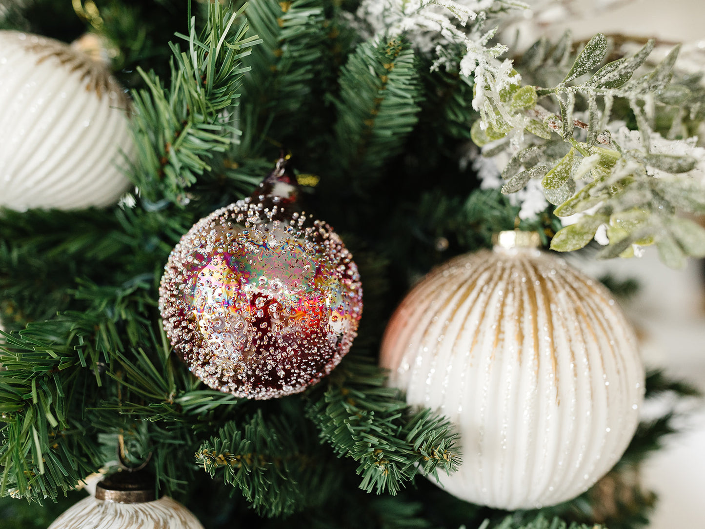 Luster Beaded Ornament - Local pickup only
