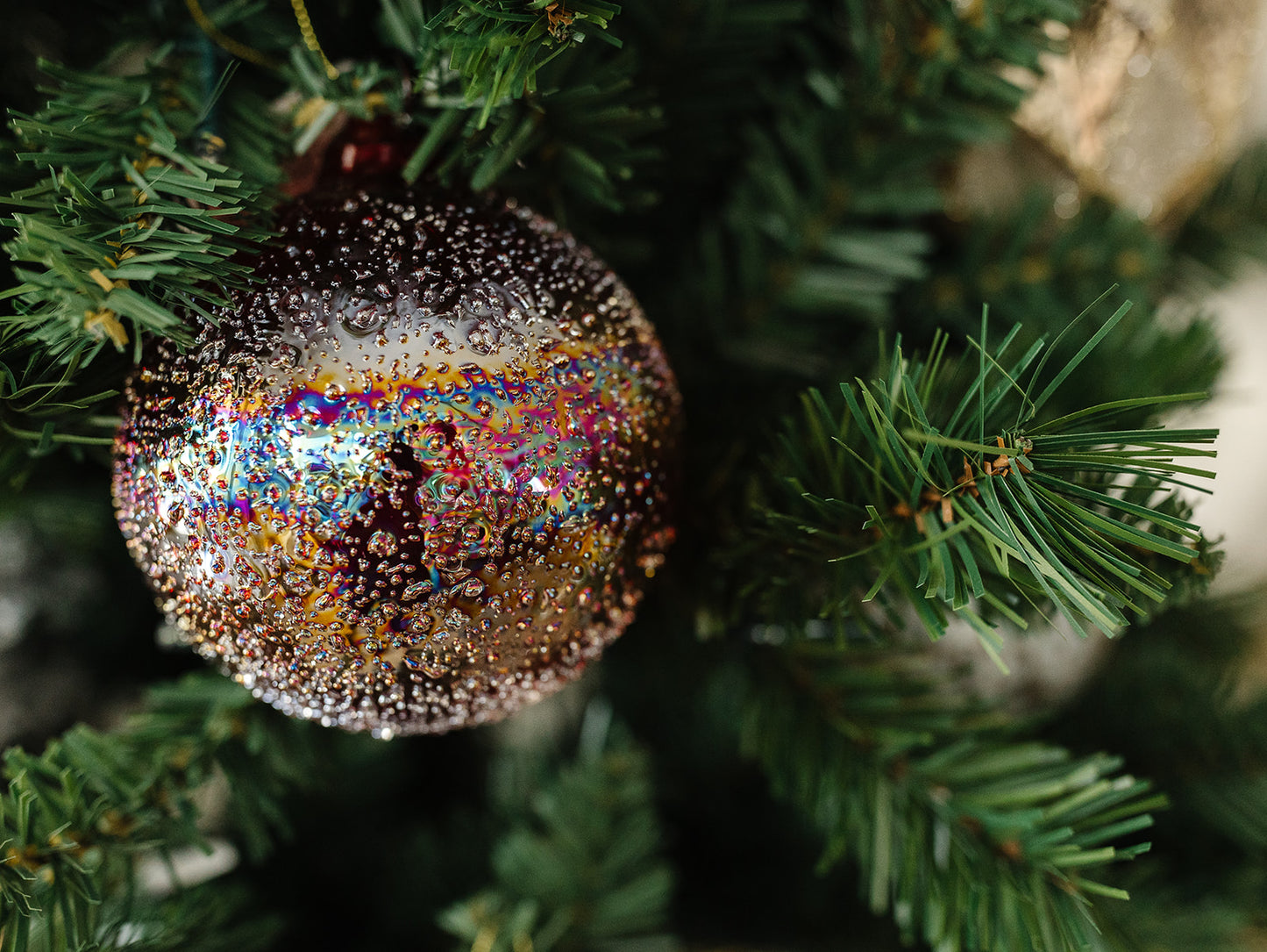Luster Beaded Ornament - Local pickup only