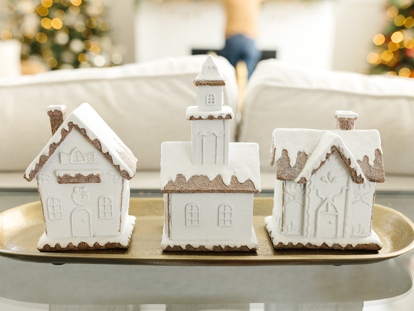 Frosted Gingerbread House - 3 styles